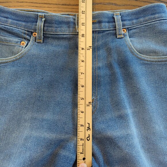 Vintage Y2K Levi’s 517 Boot Cut Jeans Men’s 34‎ x34 Blue Faded Denim - Picture 10 of 16
